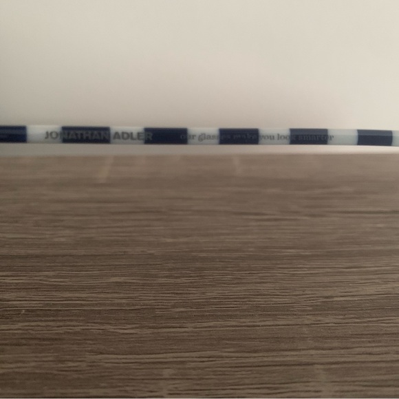 Jonathan Adler Sunglasses Newport Navy White Stripe Blue - Picture 7 of 7